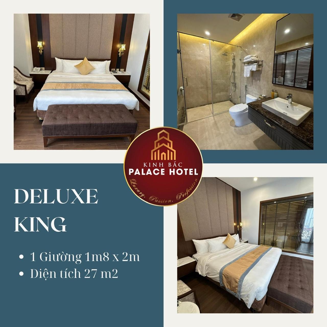 Kinh Bac Palace Hotel Bắc Ninh Exterior foto